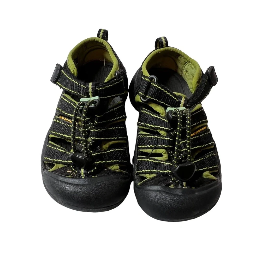 Keen Hybrid Sandal Newport H2 Black Green‎ Size 9 Little Kids
